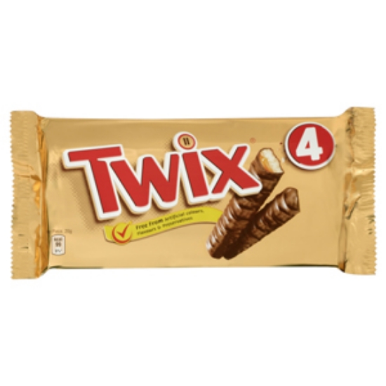 Picture of Twix MULTIPACK Snacksize 4pk 40g x24